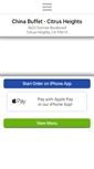 Mobile Screenshot of chinabuffetcitrusheights.com